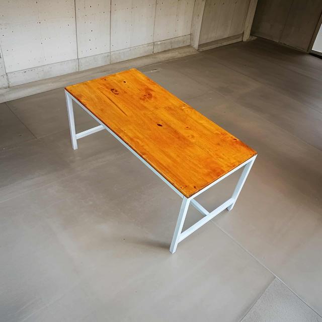 IDgotza1904โต๊ะไม้จริงมือ1 รับทำตามแบบขนาด80×40×40cm 4