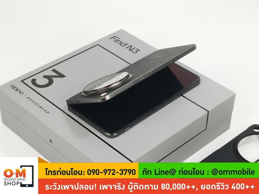 ขาย/แลก OPPO Find N3 16/512GB สีดำ คลาสสิก ศูนย์ไทย ประกันศูนย์ สภาพสวยมาก แท้ ครบกล่อง เพียง 39,900 บาท 4