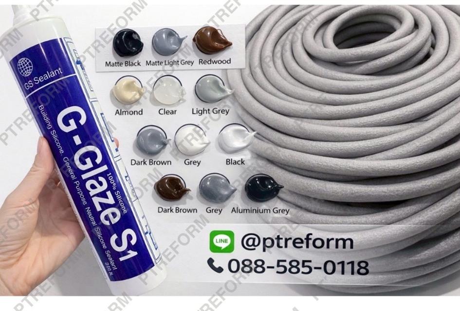 ซิลิโคนยาแนว + โฟมเส้นอุดร่อง (Backing Rod) ครบจบงานเดียว รูปที่ 2