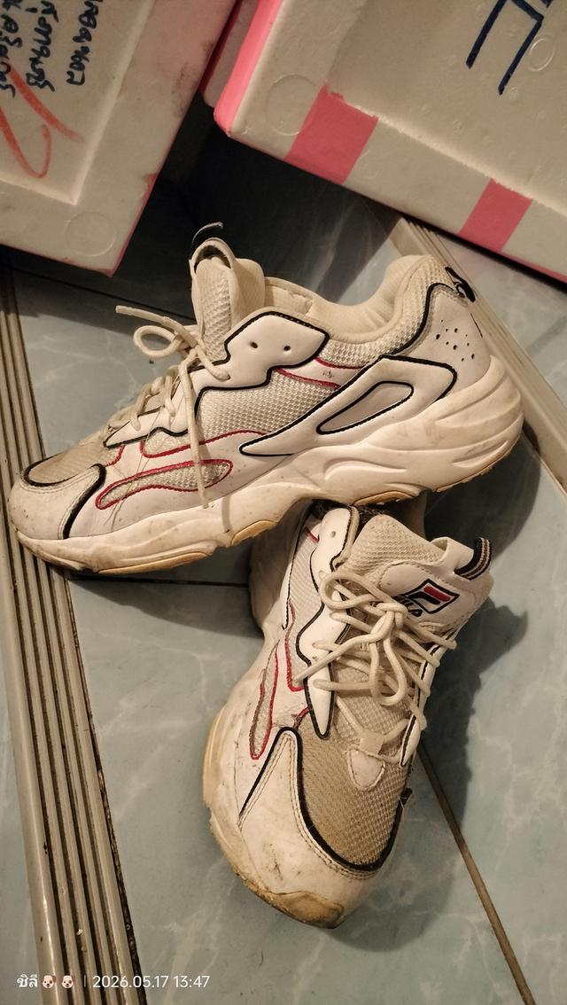 รองเท้า FILA สีขาว เบอร์ 41 ครึ่ง รูปที่ 4