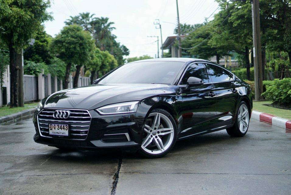 Audi A5 SPORTBACK 40 TFSI 2018 สีดำ รถเจ้าของเดียว ตัวถังเดิมสวย สภาพป้ายแดง รูปย่อยที่ 1