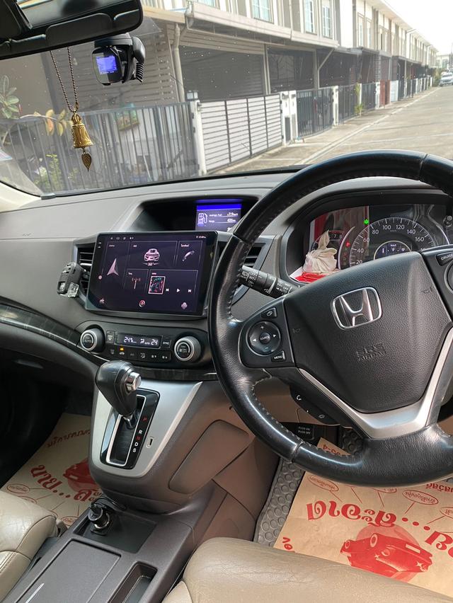 ขาย Honda CRV 2.4 EL ขับ4 ตัว Top สุด เกียร์ออโต้ สีเทา ปี 2014  - จอ DVD Navi  รุ่นใหม่ ดูหนังฟังเพลง   ผ่าน YouTube ดูทีวี - ปุ่ม Push Start  10