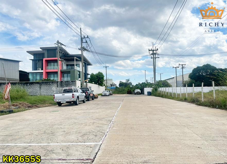 ที่ดินสวย 4 ไร่เศษ สีม่วงขอใบ รง.4 ง่าย+ขายต่อสะดวก เด่นสง่าหน้ากว้าง ถมแล้วพร้อมใช้ ในสวนหลวง ใกล้สาย 4 ตัดใหม่ กระทุ่มแบน- KK3655S 5