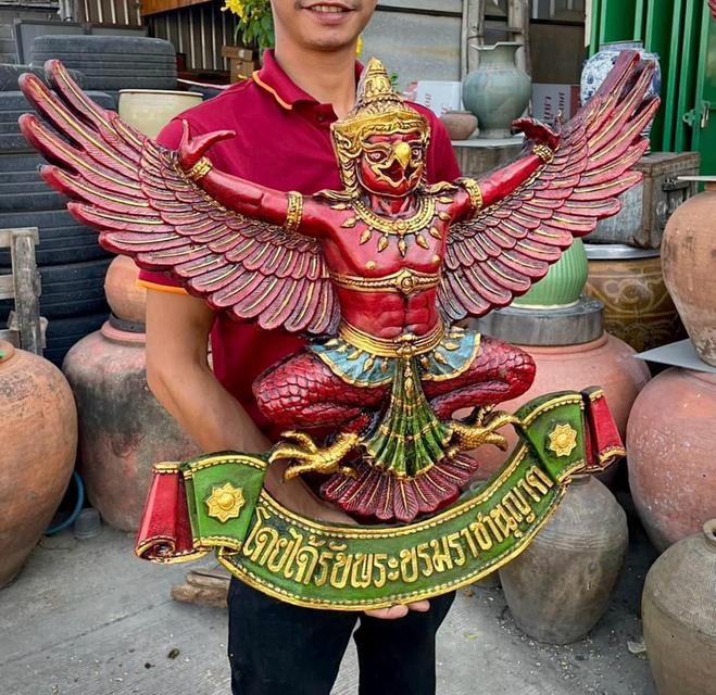 รูปหล่อพญาครุฑ ขนาด70ซม ครุฑแขวนผนัง 4