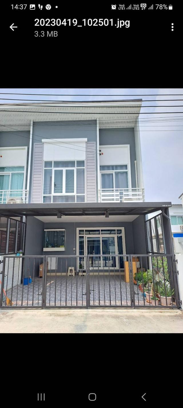 บ้านทาวน์โฮม2ชั้น หลังมุมติดจุดกลับรถ 2