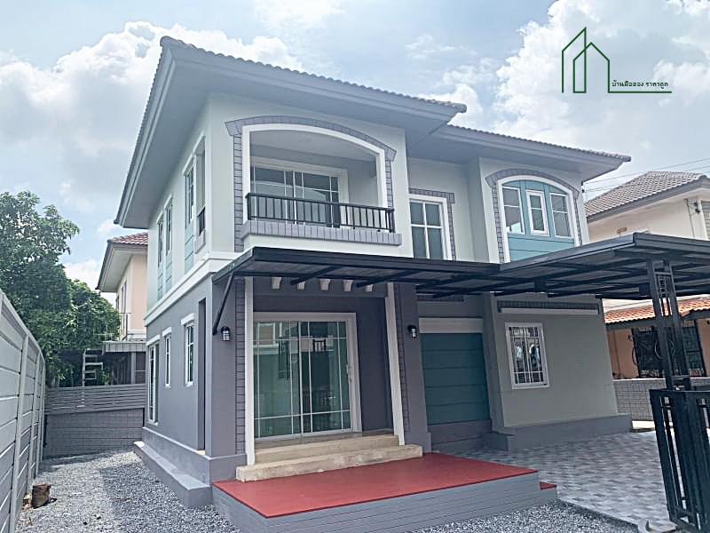 บ้านเดี่ยว 2 ชั้น หลังมุม หมู่บ้านภัสสร 21 พระราม9-วงแหวนกาญจนาภิเษก ถนนพัฒนาชนบท 4  2