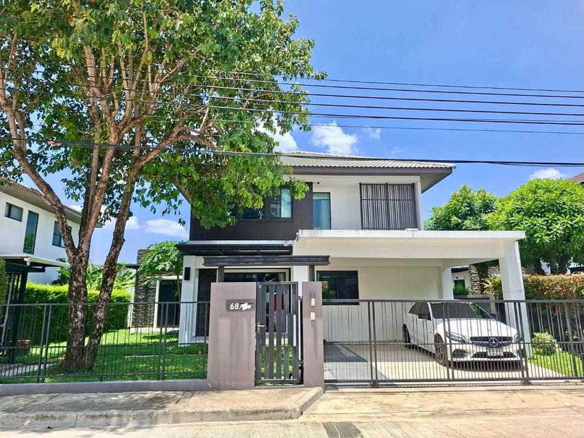บ้านเดี่ยว2 ชั้น  โครงการ มัณฑนาบางนา กม.7 ติดเมกะบางนา ตกแต่งพร้อมเข้าอยู่ 1