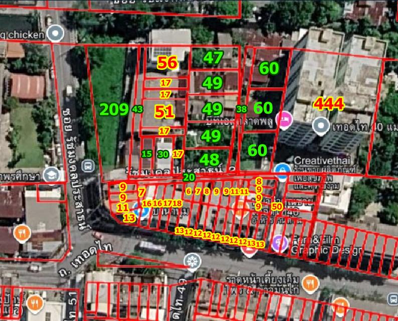 ที่ดินติดถนนใหญ่ 777 ตร.ว. ใกล้สถานีรถไฟลงกลางตลาดพลู ศักยภาพ TOD 8