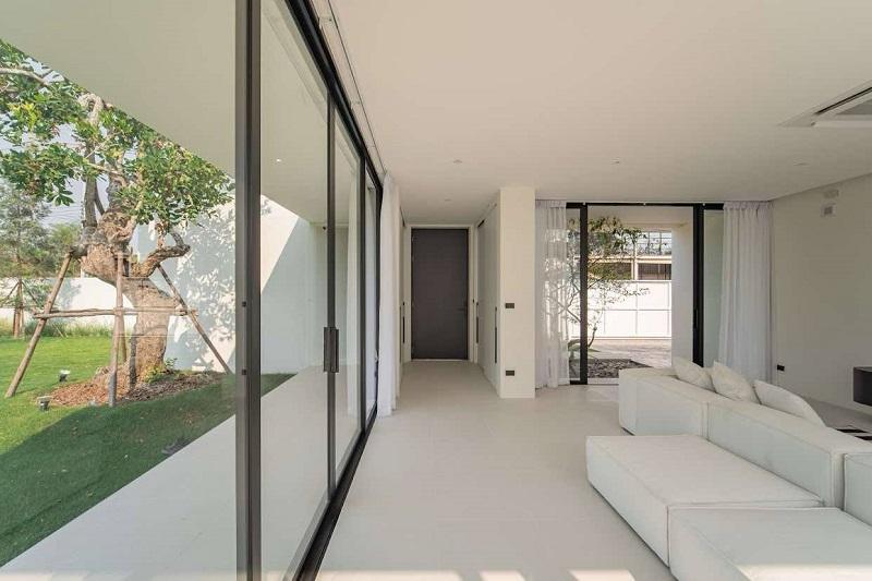 ขายบ้านเดี่ยวสร้างใหม่สไตล์โมเดิร์น pool villa ขนาด 378 ตรว วิวดอยสุเทพ หางดง เชียงใหม่. 10