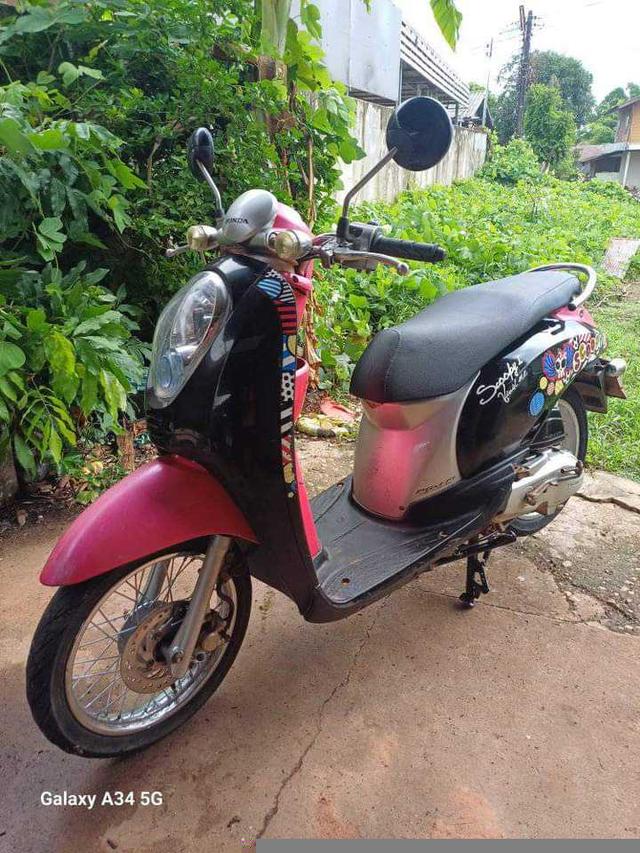 ขายรถมอเตอร์ไซค์ Honda scoopy สีชมพูดำ 2