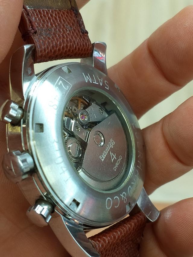 Eberhard Chrono4 Automatic. Swiss. 6
