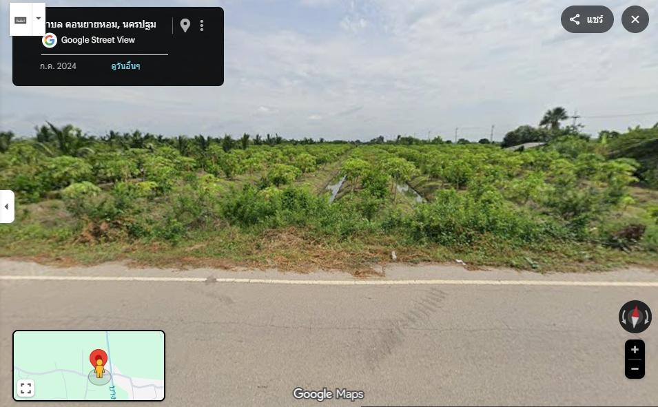 ขายที่ดิน 8ไร่ 2งาน ต.ดอนยายหอม จ.นครปฐม ติดถนนคอนกรีต 3