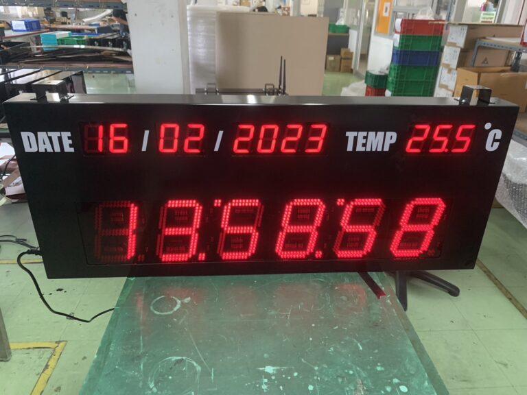 นาฬิกาดิจิตอลสำหรับโรงงาน สถานที่ต่างๆ รูปที่ 4