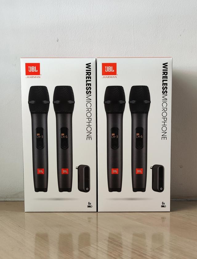 ไมค์ลอยคู่ JBL Wireless รุ่นใส่ถ่าน ของใหม่ ประกันศูนย์ไทยมหาจักร