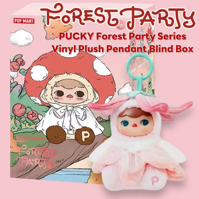 พวงกุญแจ POP MART Pucky Forest Part 🌸Flower Baby🌸เช็คการ์ด ไม่แกะซอง น้องดอกไม้ สวยหวานคุณหนูคุณใจมาก💖