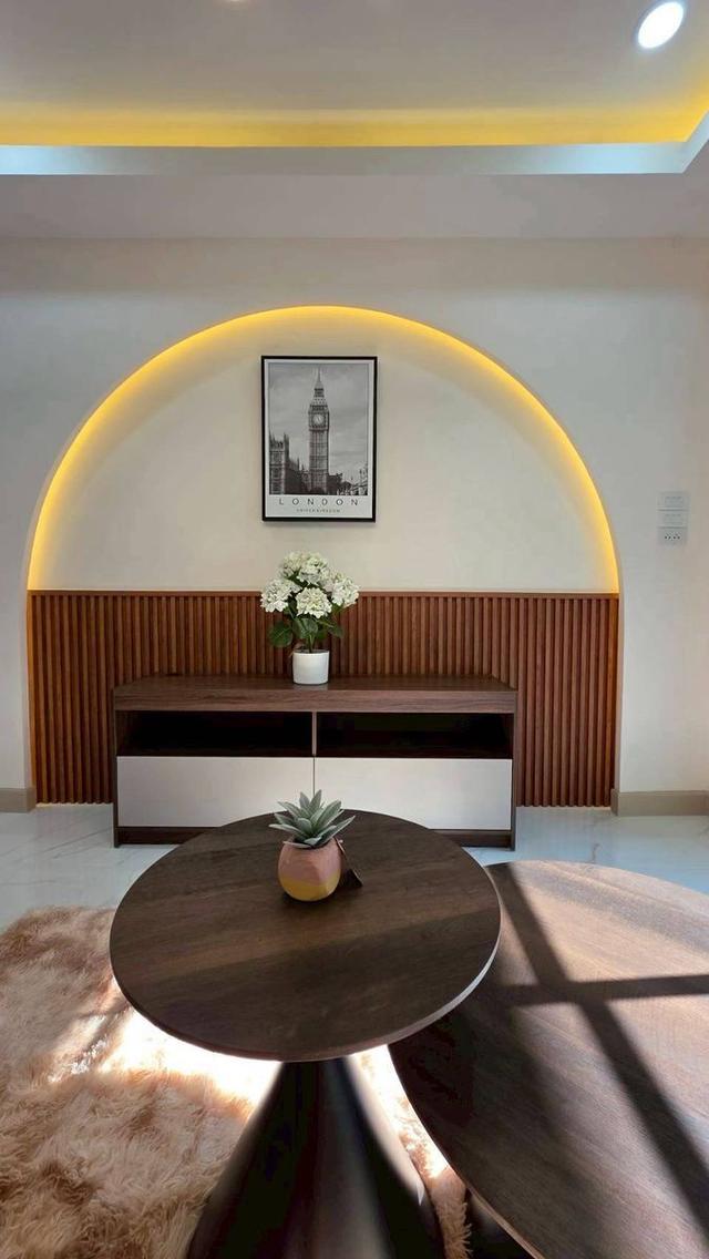 หมู่บ้านบัวทองธานีพาร์ควิลล์1  ซอยกรมที่ดินบางบัวทองทาวน์เฮาส์ 2 ชั้น ตกแต่งใหม่พร้อมอยู่  ทำเลดี พร้อมของแถมอีกหลายรายการ 7