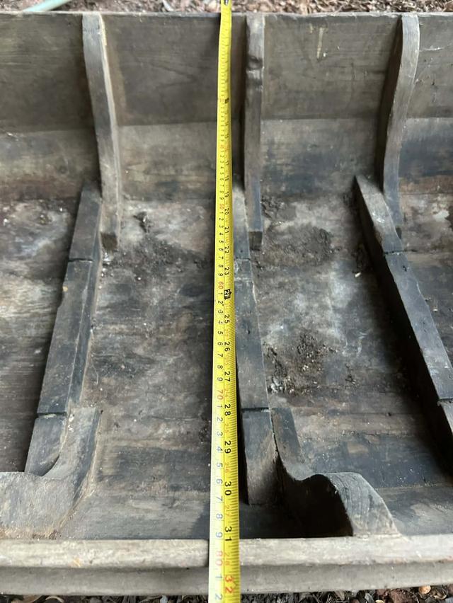 เรือไม้โบราณ เรือไม้เก่า ขนาดยาว2เมตร กว้าง80ซม ไม้สักทองทั้งลำ เรือไม้ใช้ทางการเกษตร รูปที่ 9