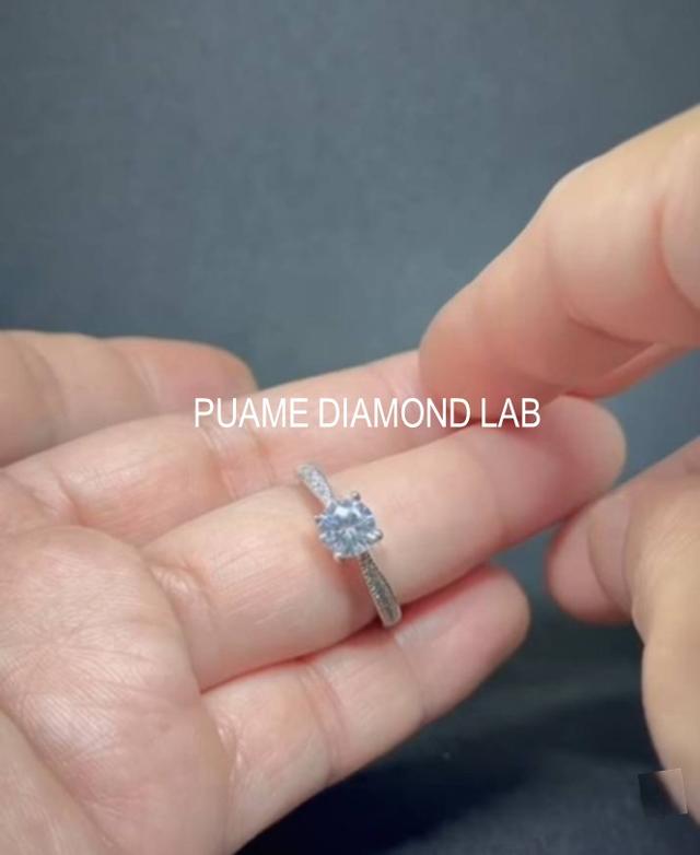 เเหวนเพชร ขึ้นตัวเรือน สั่งทำในเเบบที่ใจชอบ ราคาสบายกระเป๋า พร้อมใบรับประกันสินค้าทุกชิ้นที่ร้านปุอามี่ Diamond Lap Rama2 (095-8894732) รูปที่ 4