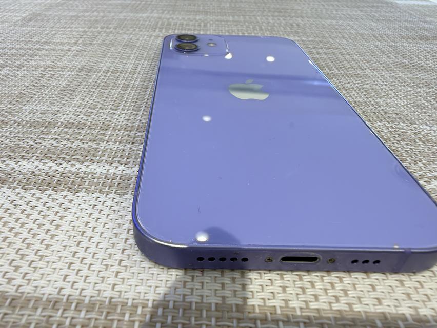 iPhone 12 สีม่วง 128 เครื่องเดิมๆไม่เคยซ่อม ใช้งานได้ทุกฟังก์ชัน รูปที่ 6