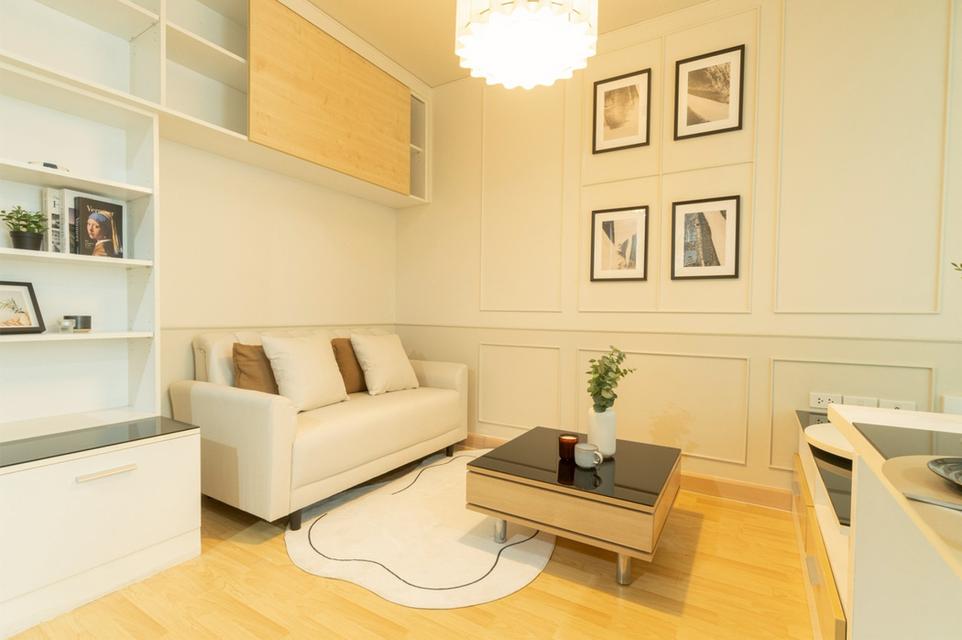 Condo The Iris Rama 9-Srinakarin 41 ตารางเมตร 1นอน ชั้น1 ตึกF มีสวนส่วนตัว ตกแต่งครบตามรูป 2