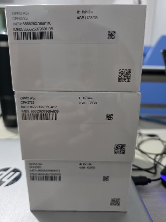 โทรศัพท์มือถือ OPPO A5X เครื่องใหม่ ศูนย์ทรู  4 GB/128 GB รูปที่ 2