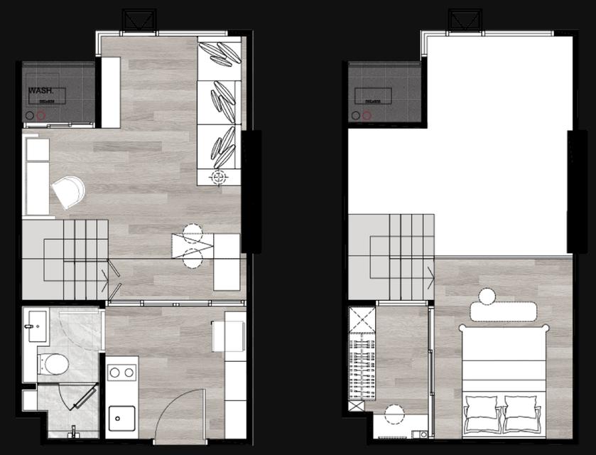 ขายดาวน์ ออริจิ้น เพลส เพชรเกษม คอนโดพรีเมี่ยมติดรถไฟฟ้า 1 BEDROOM DUO SPACE + SMART CLOSET ชั้นไม่เลี้ยงสัตว์ ฝั่งวิวโล่งไม่มีตึกสูง 4