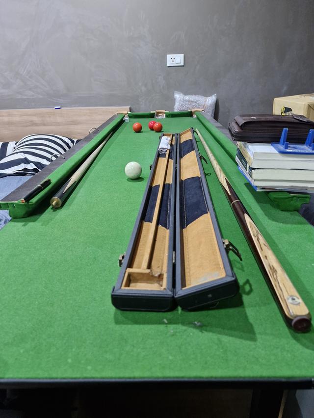 โต๊ะสนุ๊กเกอร์ซ้อม 3 หลุม (ยาว 2.56 ม. กว้าง 0.65 ม.) มือสอง