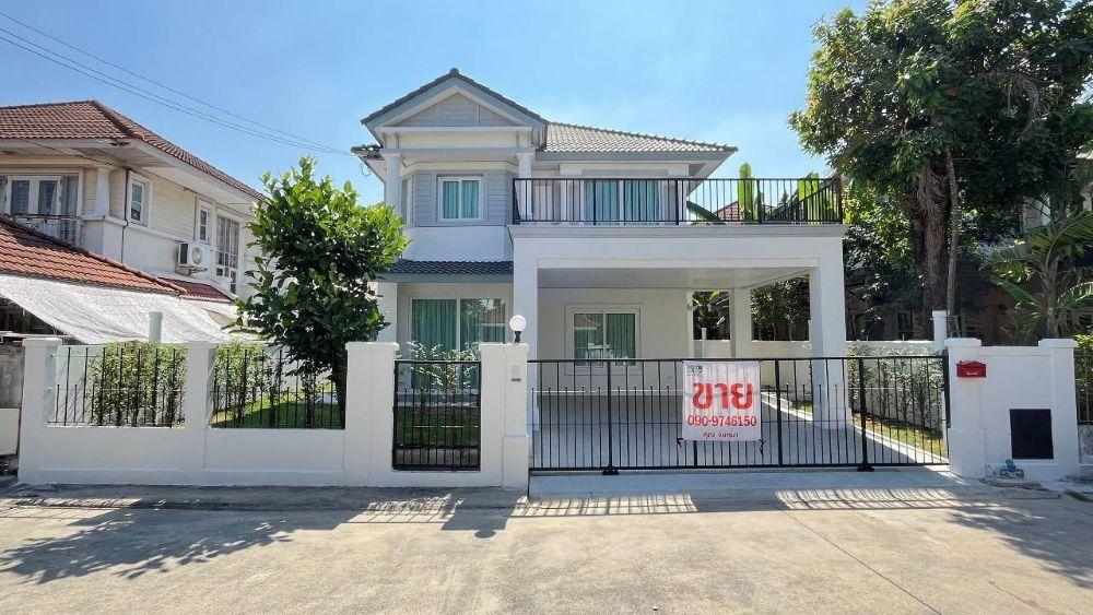 ขายบ้านเดี่ยว หมู่บ้านชวนชื่น แจ้งวัฒนะ ถ.เลี่ยงเมืองปากเกร็ด ตกแต่งใหม่พร้อมเข้าอยู่ ทำเลดี ใกล้รถไฟฟ้าสายสีชมพู 2