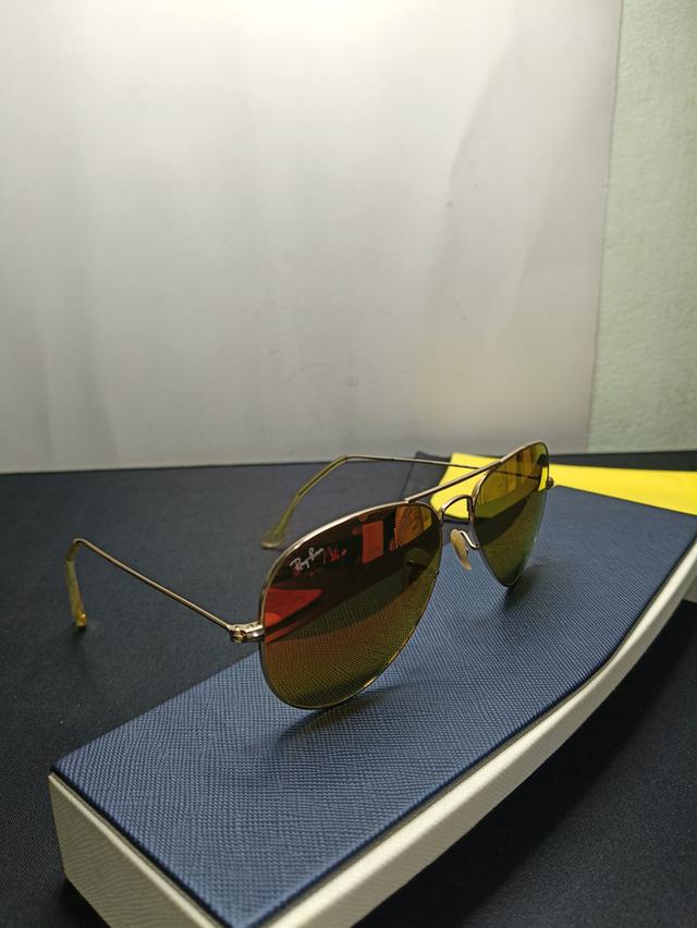 แว่นตากันแดด ทรงนักบิน RB3025 (58-14) Made in Italy งานวินเทจแท้100% รูปย่อยที่ 3