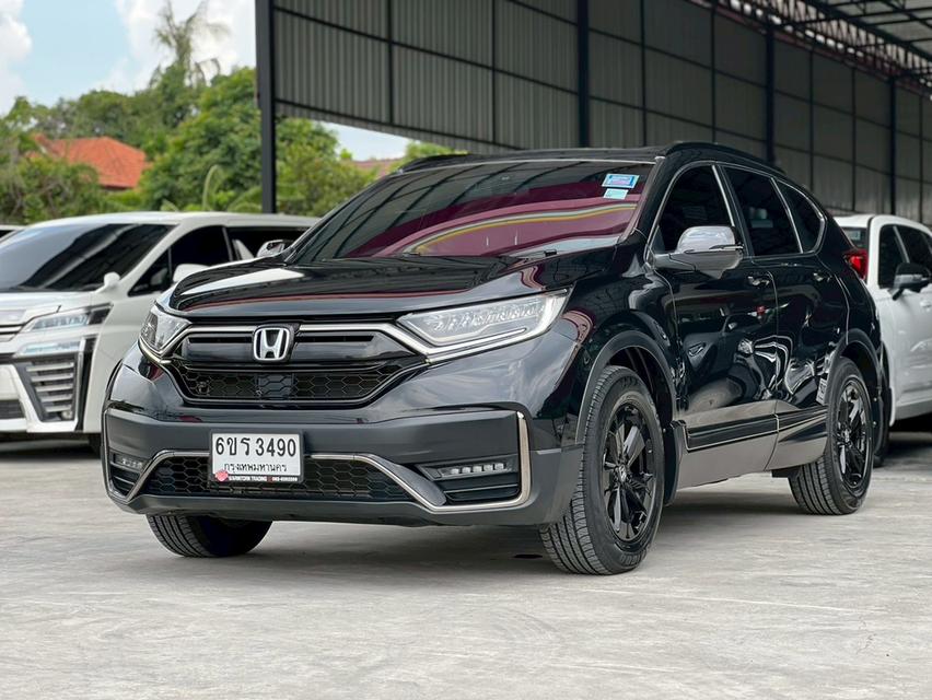 ปี 2021 HONDA CRV, 2.4 BLACK EDITION โฉม ปี17-23 สีดำ เกียร์ออโต้ เครื่องเบนซิน  คู่มือ+บุ๊คเซอร์วิสครบ