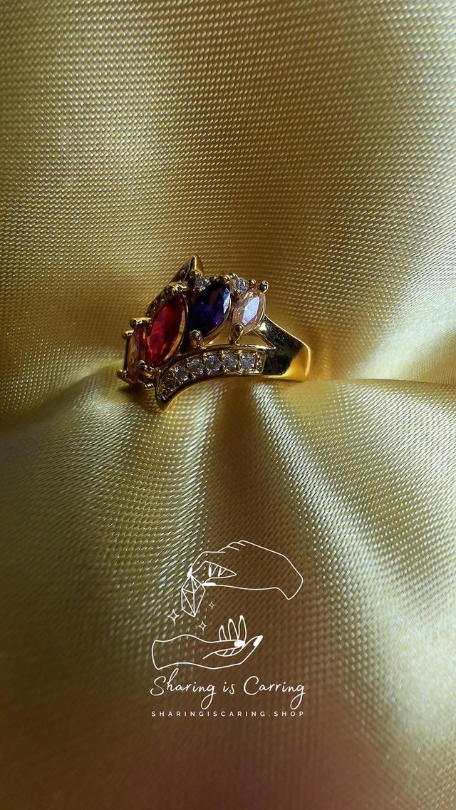 แหวนแฟชั่น เพชรแฟนซี CZ สวยน่ารักกกมาก แบบ บริดเจอตัน ราคา ฿1,390.- บาท รวมส่ง Bridgerton syle