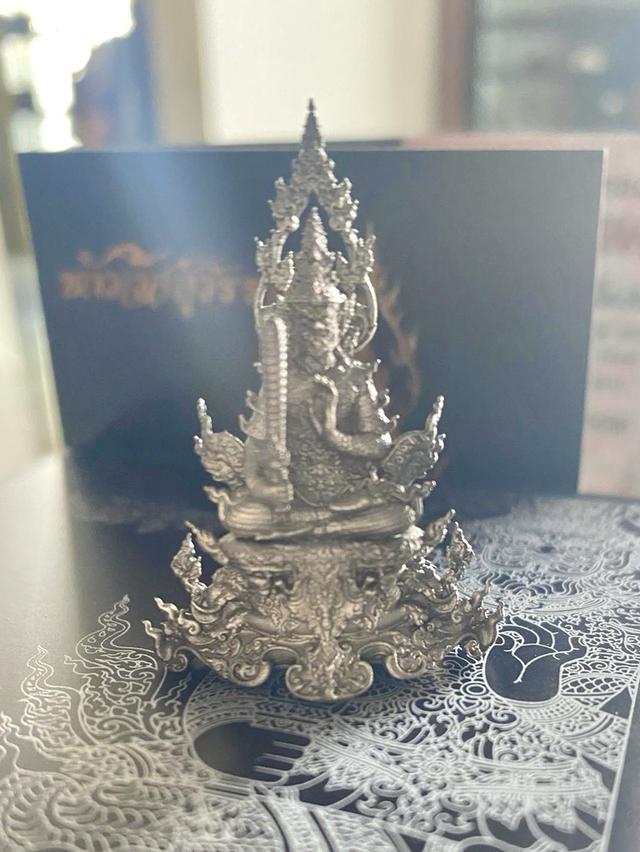 ท้าวเวสสุวรรณ ปี64 เนื้อเงิน พระธาตุดอยตุง เชียงราย อาจารย์เฉลิมชัยร่วมออกแบบ 5