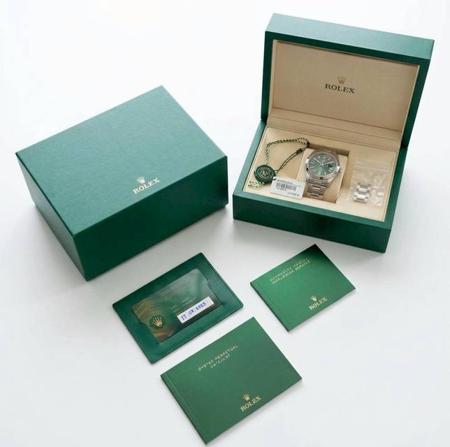 ขายนาฬิกา Rolex Datejust 41 Mint Green Ref. M126300-0019 สภาพมือสอง ใหม่มาก พร้อมใช้ รูปที่ 10