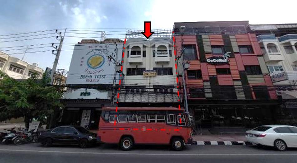 ขาย-ให้เช่า อาคาร 4 ชั้น 2 คูหา ติดถนนเพชรเกษม อ.หัวหิน จ.ประจวบคีรีขันธ์ 1