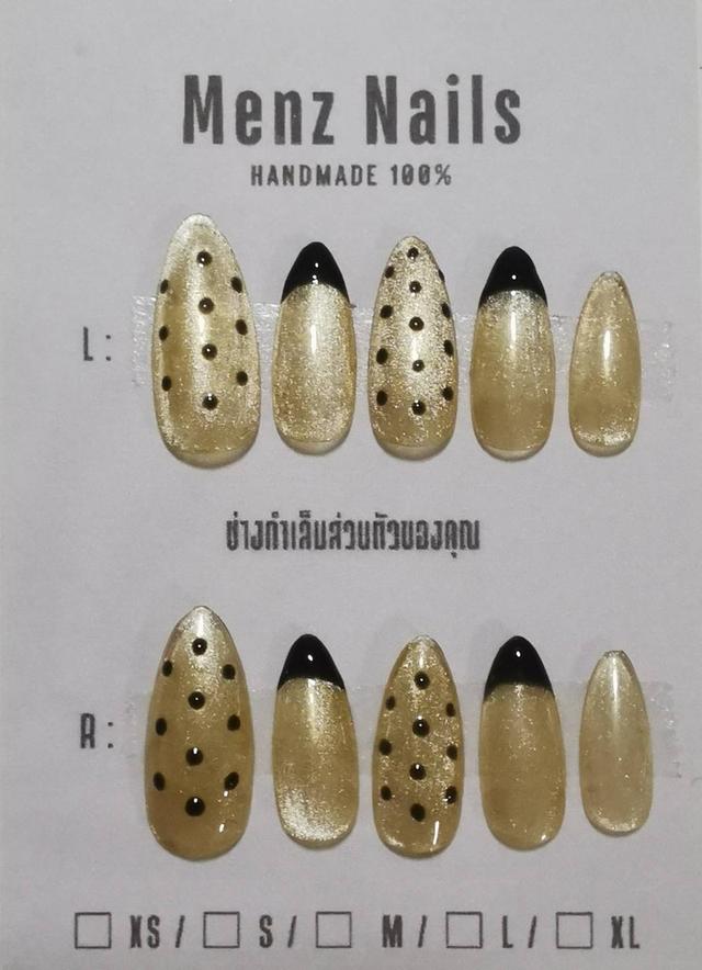 เล็บเพ้นท์ไล่เฉด เมนซ์เนลส์ งานแฮนด์เมด 100% สำหรับเล็บมือและเล็บเท้า รูปที่ 3