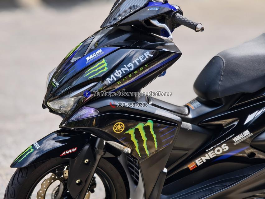 Aerox Monster 2020 รถบ้านแท้มือเดียวเครื่องเดิม กุญแจบุคเซอวิสครบ เล่มเขียวชุดโอนครบ No1340 รูปที่ 16