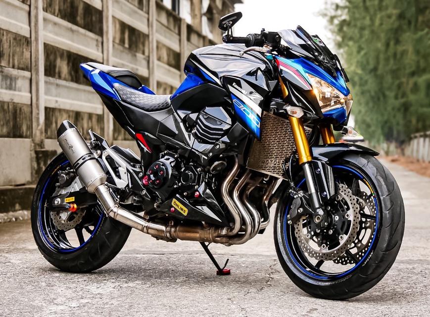Z800 Kawasaki ปี2016 น้ำเงิน รูปที่ 3