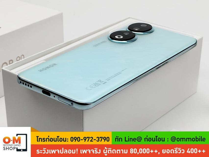 ขาย/แลก Honor 90 Peacock Blue 12/256 ศูนย์ไทย สภาพสวย ครบกล่อง เพียง 7,900 บาท 3