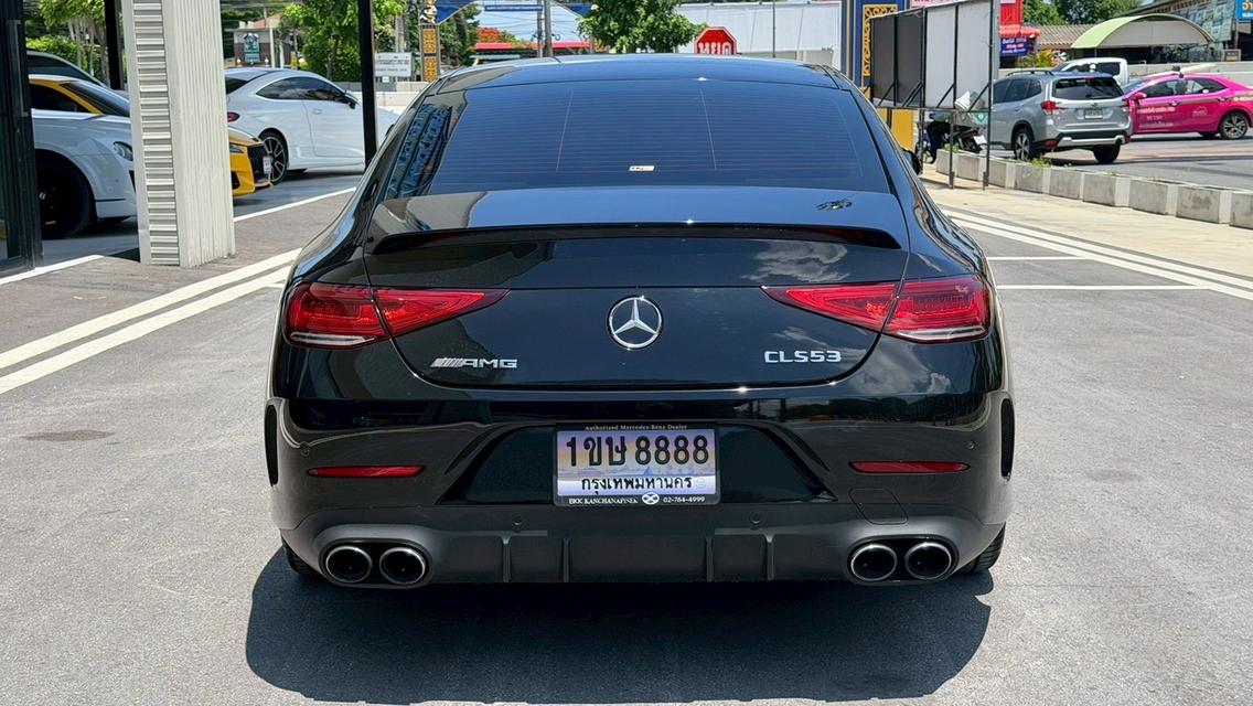 2022  BENZ CLS 53 AMG 4MATIC+ สีดำ เลขไมล์ 80,XXX KM รถสวย ไม่สีอุบัติเหตุใดๆ เซอร์วิส ศูนย์ ตามระยะ* รถออกศูนย์ Benz TH  31/07/19 รูปที่ 5