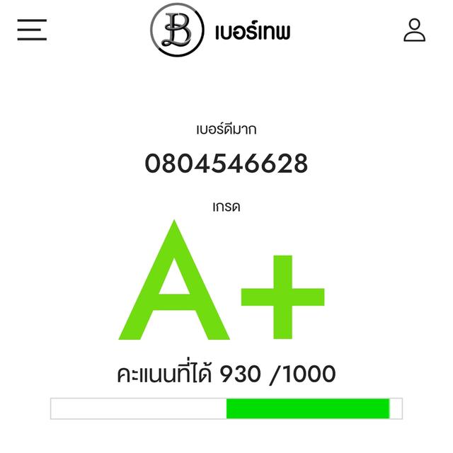 เบอร์มงคล A+