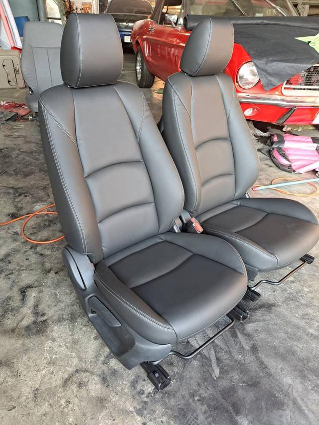 เบาะมาสด้าสกาย หนังดำหุ้มใหม่สวยกริ๊บบ✨