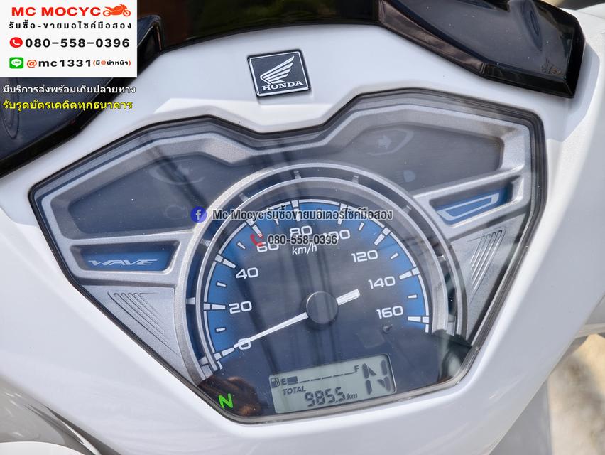 Wave 125i 2025 วิ่ง900โล รถ2เดือน ซื้อสดรถบ้านมือเดียว เล่มเขียวชุดโอนครบ No1276 7