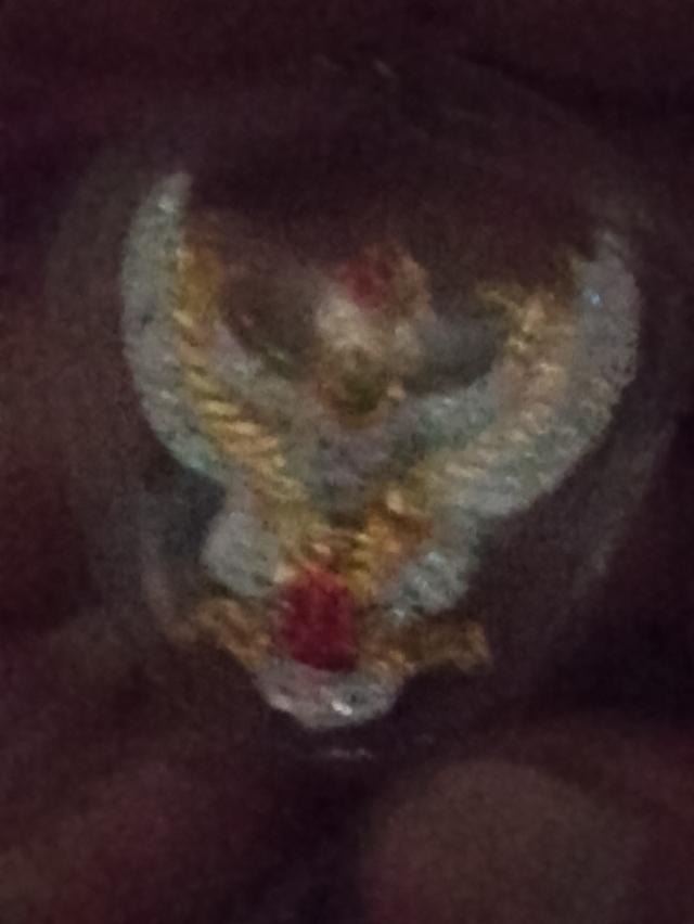 พระยาครุฑหลวงพ่อเส็งเนื้อก่ะไหล่ทองลงวยาปี2522