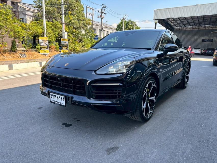 รหัสรถ KPV6474 2021 PORSCHE CAYENNE COUPE E - HYBRID สีดำ
