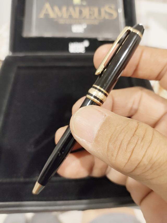 ปากกา มองบลังค์ 116 รุ่น Montblanc Meiterstuck 116 Mozart with Gold Trim Ballpoint Pen รูปที่ 6