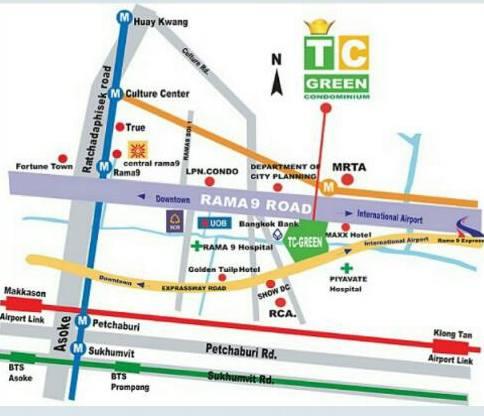ขายห้องชุดที่ดีที่สุด คอนโด TC Green พระราม 9 16