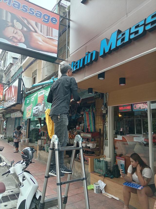 บันไดพับตั้งได้2.9เมตร ยืดได้6ม