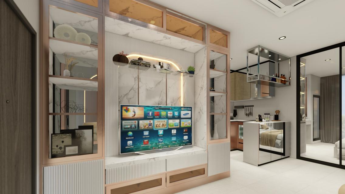 Supalai Icon Sathon ห้องใหม่*** 45 ตรว 1 นอน 1 น้ำ