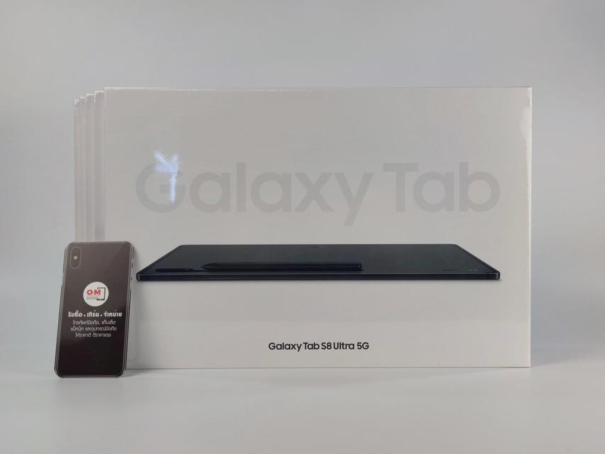 ขาย/แลก Samsung Galaxy Tab S8 Ultra 5G 8/128 Graphite ศูนย์ไทย Snap8 Gen1 ประกันศูนย์ 1ปี ใหม่มือ1 เพียง 40,900 บาท 3