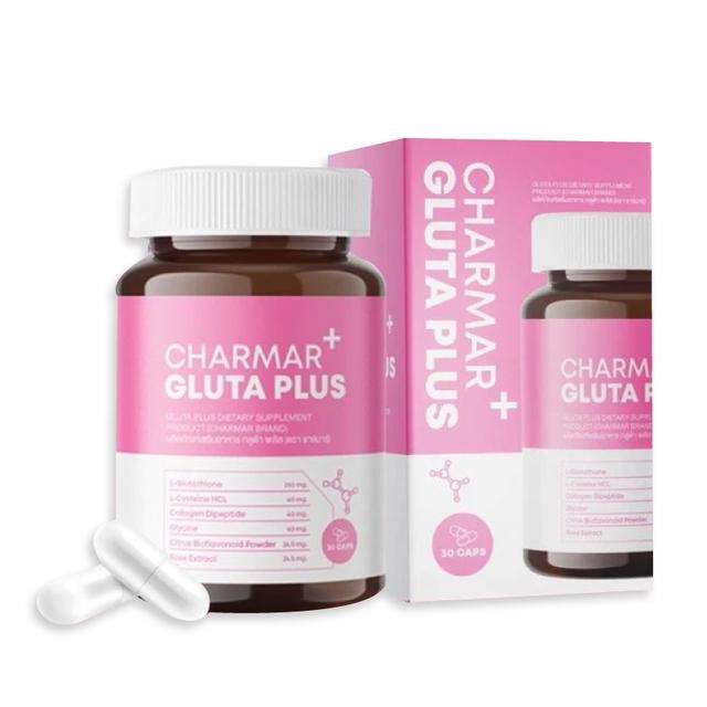 CHARMAR GLUTA PLUS กลูต้าชามาร์ พลัส ผิวขาวกระจ่างใส (30 แคปซูล) 2